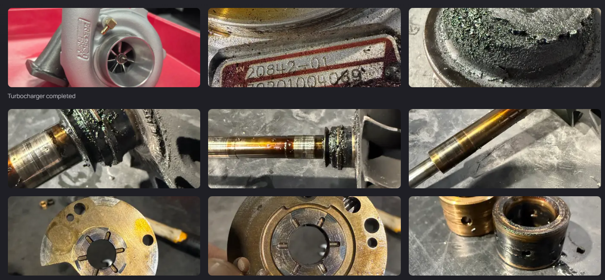 Teardown photos in the customer portal